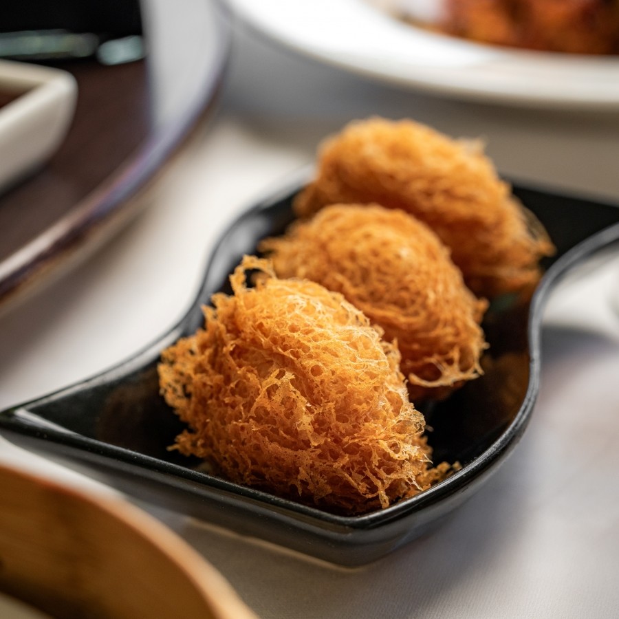 Min Jiang Deep-fried Prawn Yam Croquette