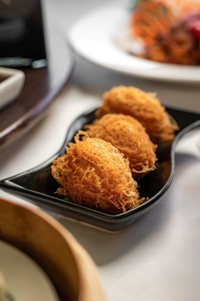 Deep-fried Prawn Yam Croquette